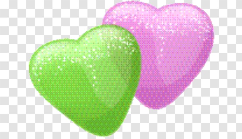Heart Background - Green - Petal Magenta Transparent PNG