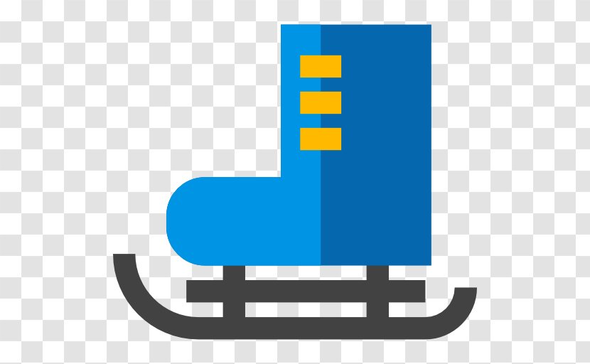 Ice Skating Blue Icon - Rectangle - Boots Transparent PNG