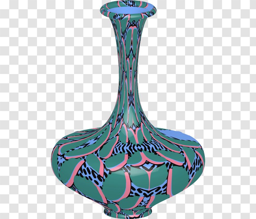 Vase Glass Turquoise Transparent PNG