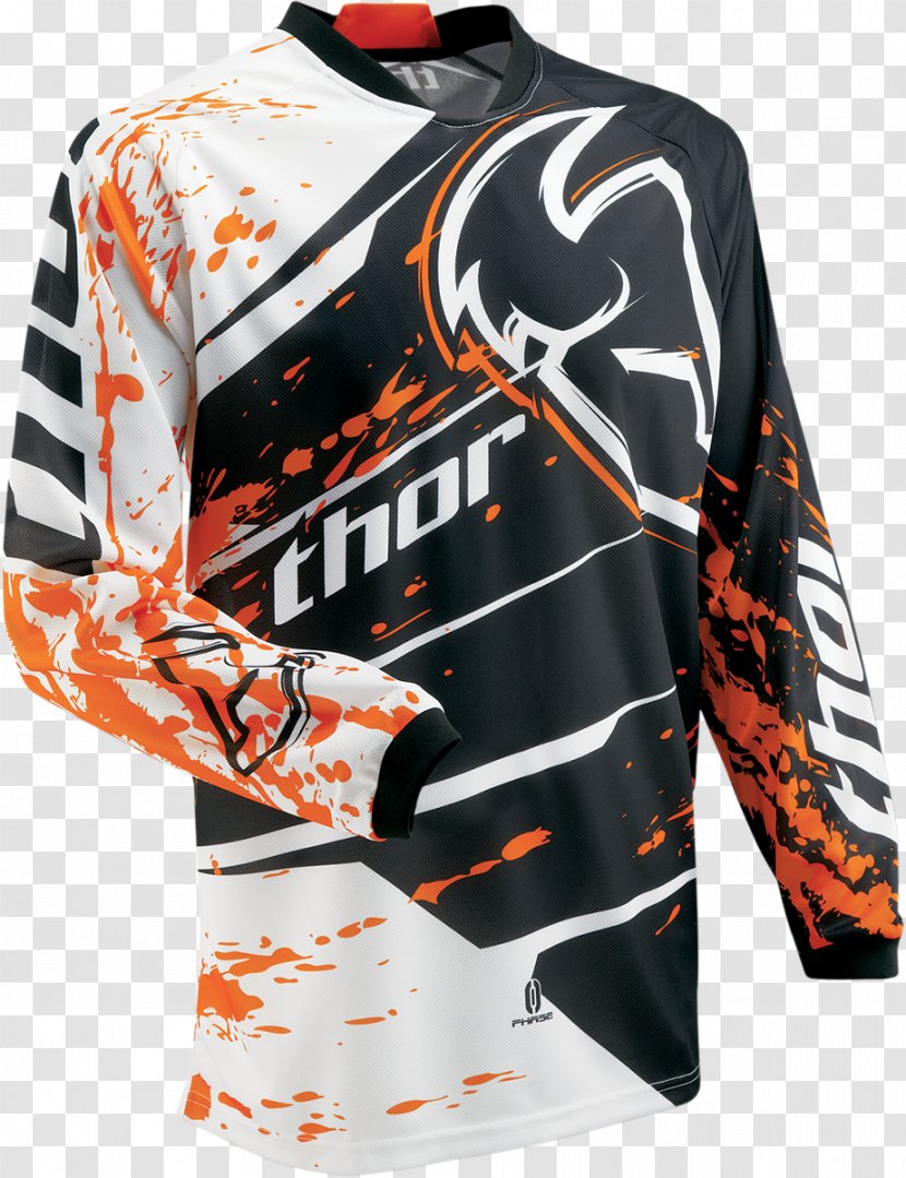 Jersey T-shirt Motocross Motorcycle - Racing Transparent PNG