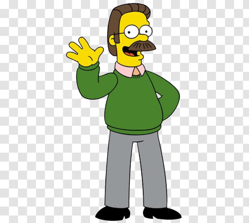 Ned Flanders The Simpsons: Tapped Out Mr. Burns Edna Krabappel Principal Skinner - Vertebrate Transparent PNG