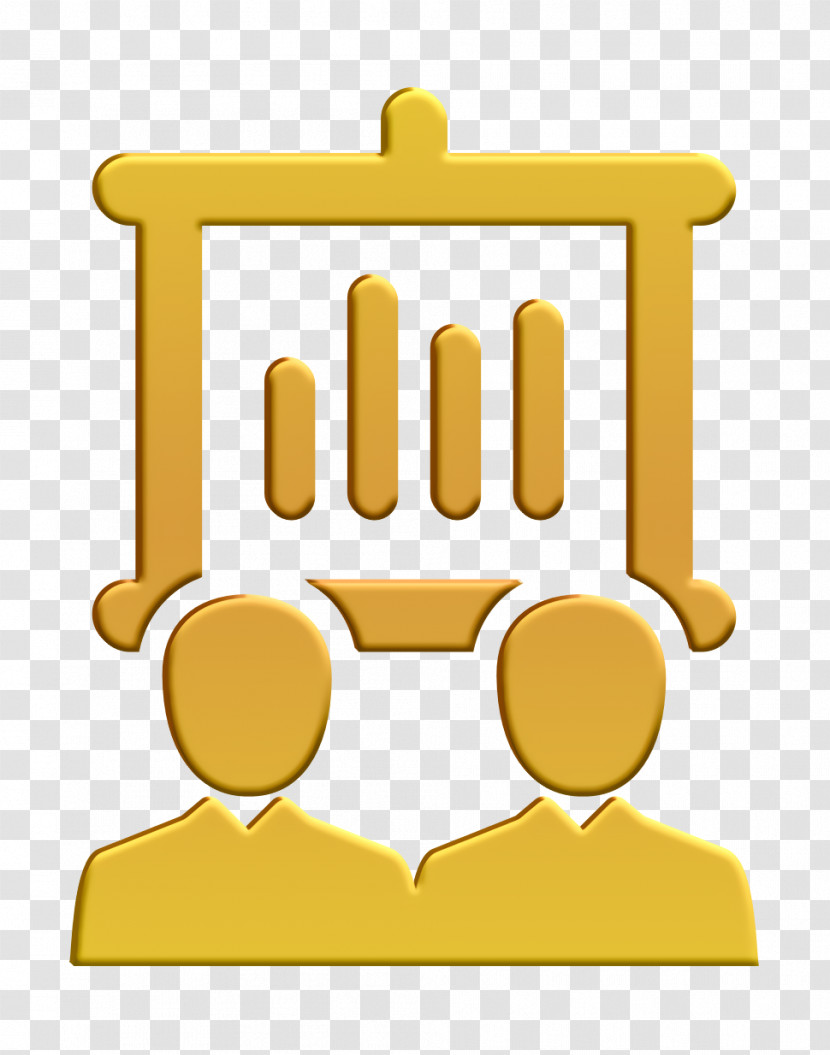 Business Presentation Icon Graph Icon Online Marketing Icon Transparent PNG