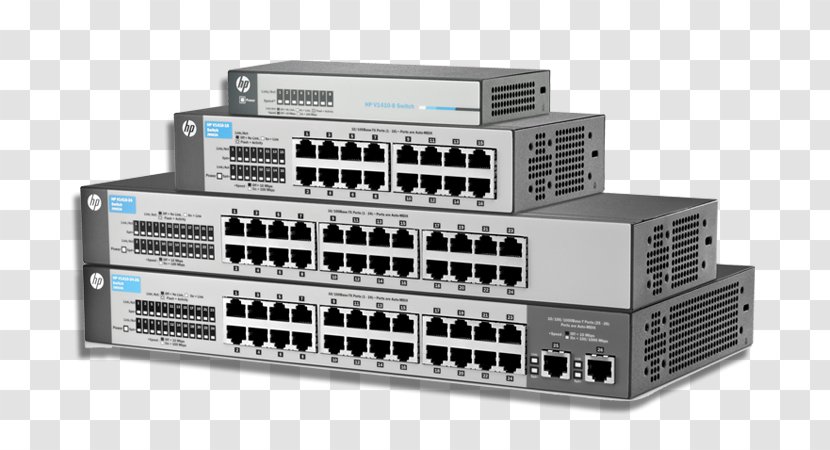 Hewlett-Packard Network Switch Computer Hewlett Packard Enterprise Cisco Catalyst - Electronics Accessory - Networking Hardware Transparent PNG
