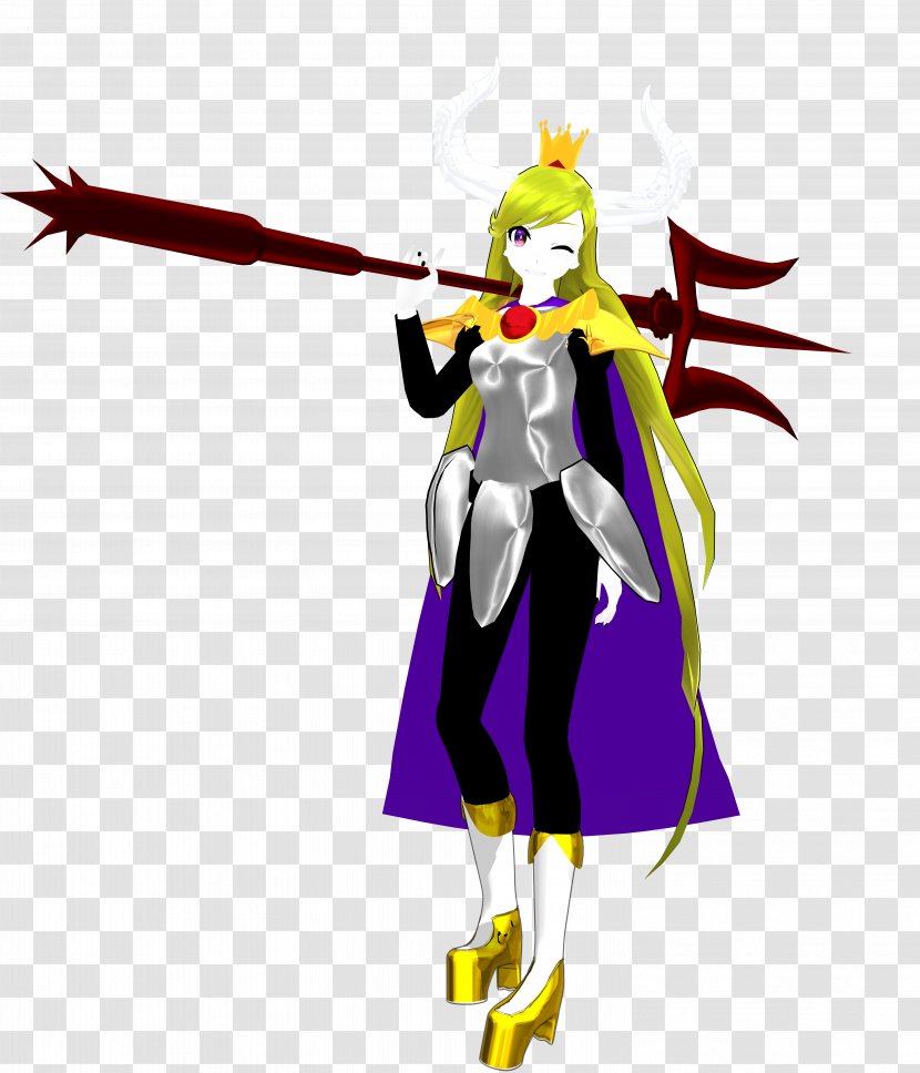 Undertale Woman ASGORE Female Model - Flower Transparent PNG