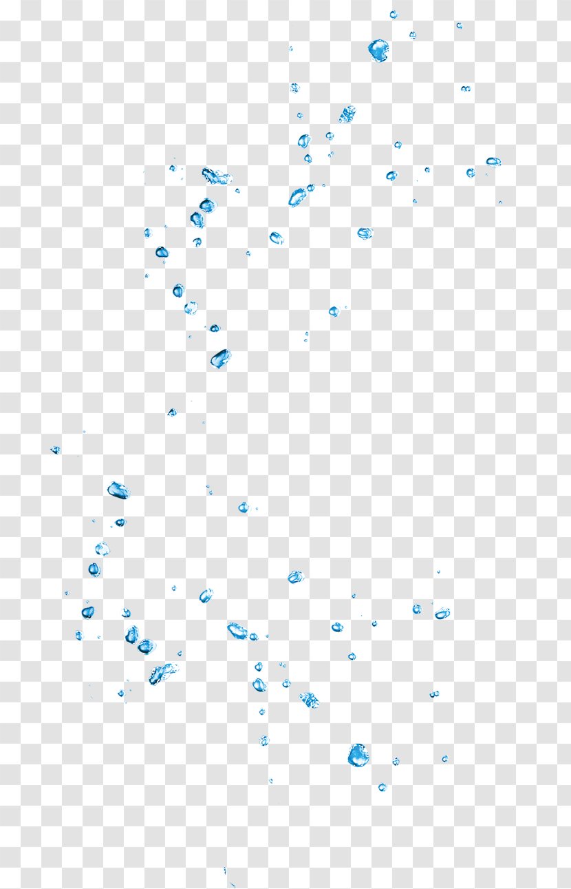 Download Rain Drop Clip Art - White - Blue Water Transparent PNG