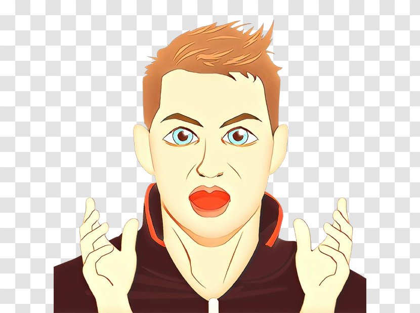 Mouth Cartoon - Finger - Surprised Pleased Transparent PNG