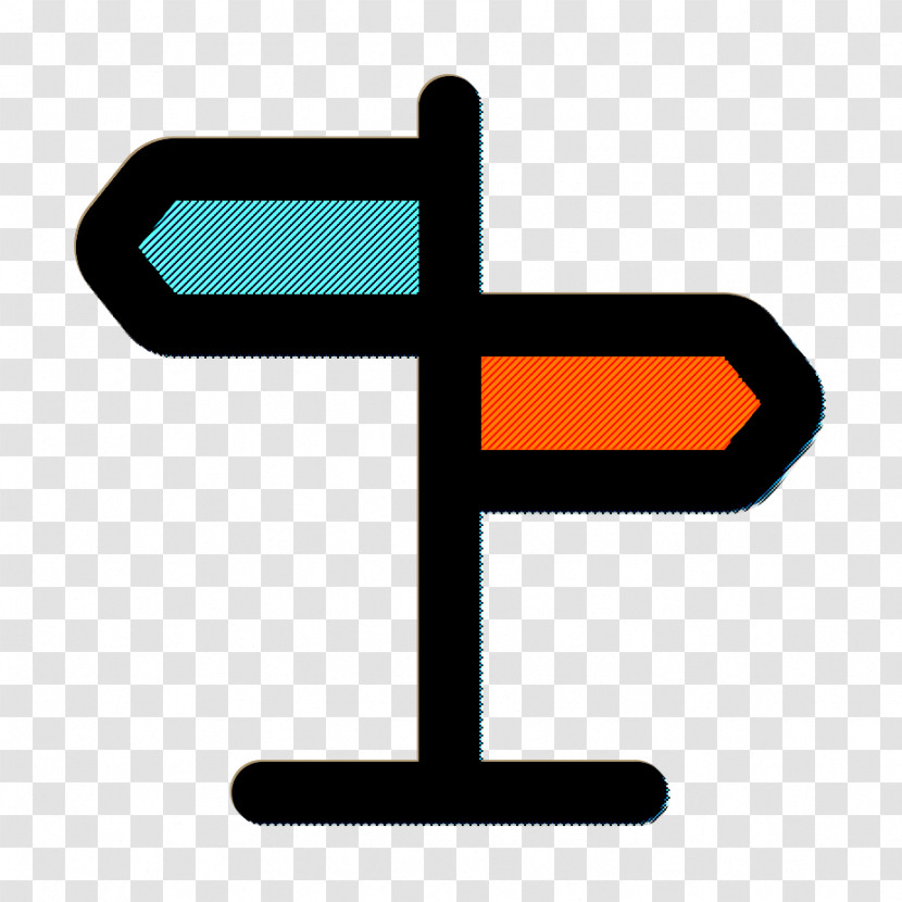 Real Estate Icon Signpost Icon Wayfinding Icon Transparent PNG