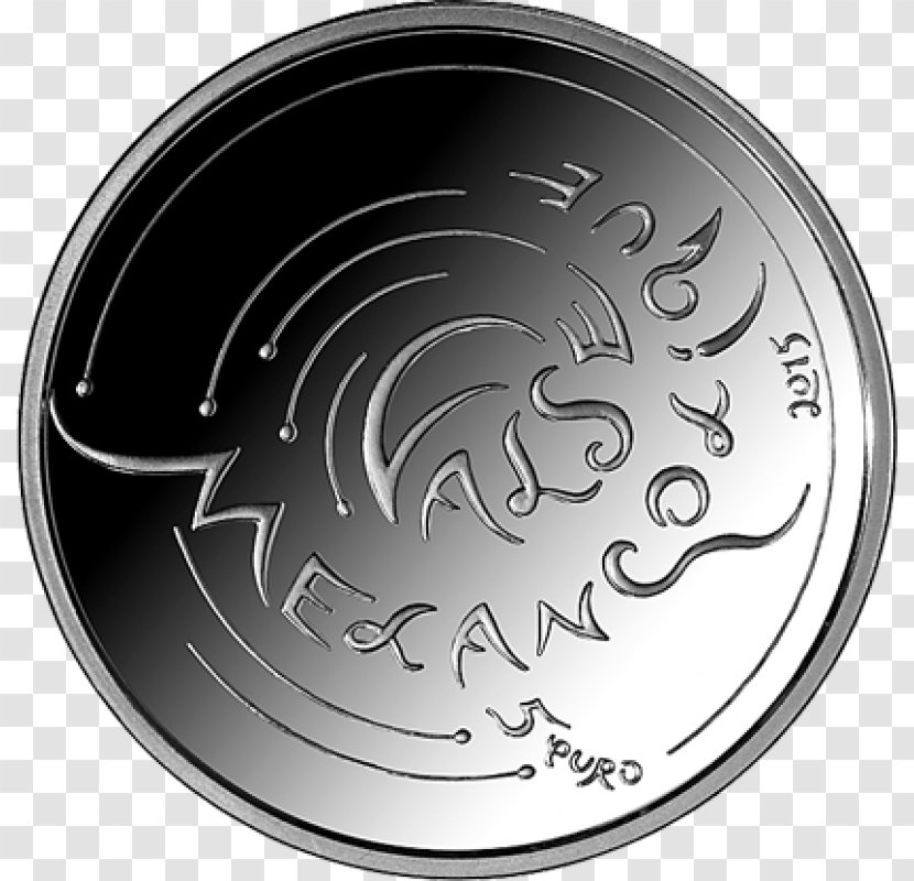 Bank Of Latvia Latvian Euro Coins - Silver Coin Transparent PNG