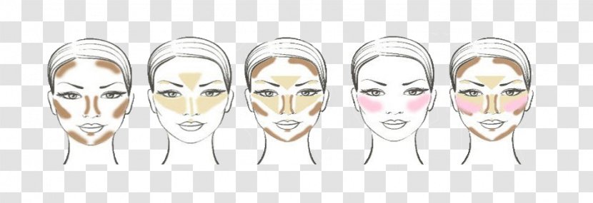 Make-up Contouring Cosmetics Face Foundation - Highlighter - Wash Your Transparent PNG