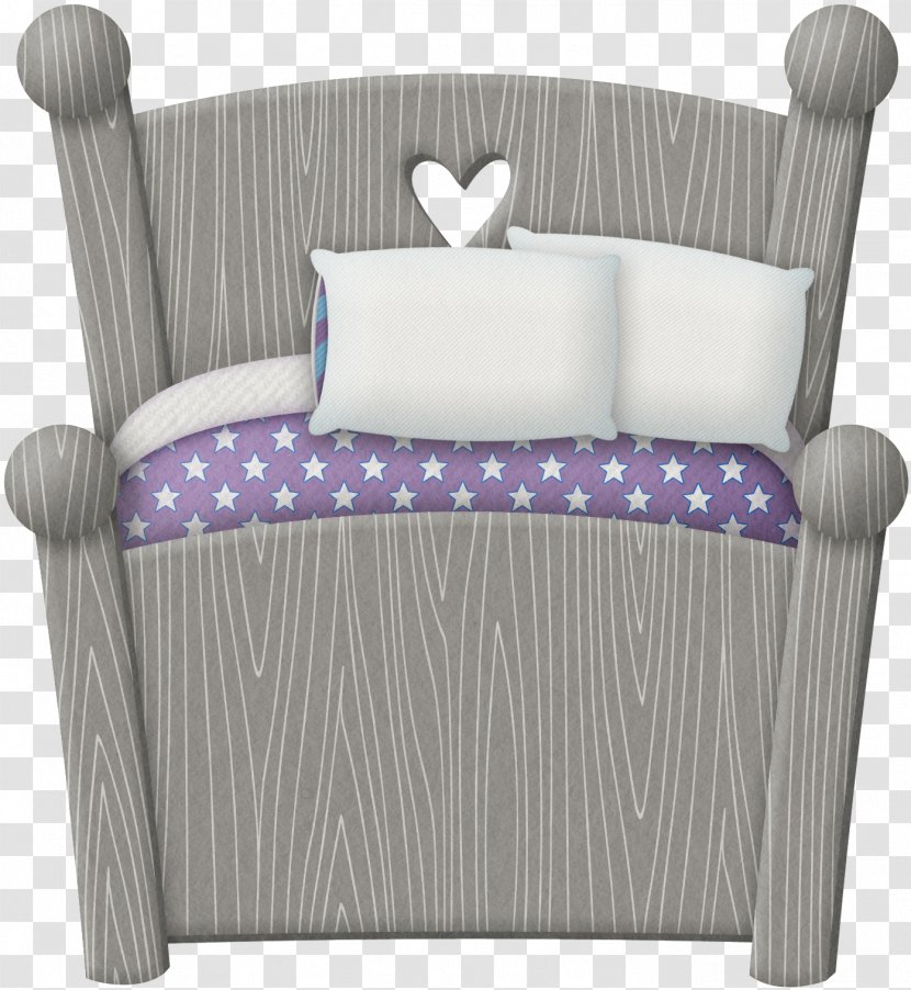 Bed Furniture Clip Art - Mat - Grey Children Transparent PNG