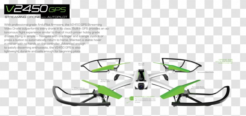 Unmanned Aerial Vehicle Quadcopter Sky Viper V2450 Streaming Media Autopilot - Gps Transparent PNG