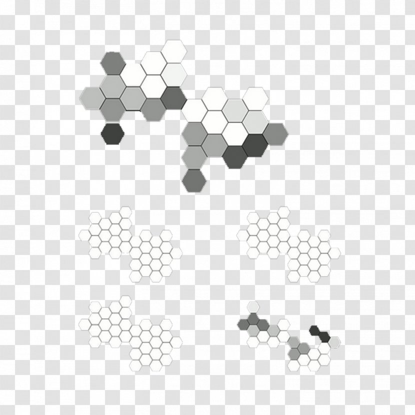 White Flooring Black Pattern - Video Channel Mask Transparent PNG