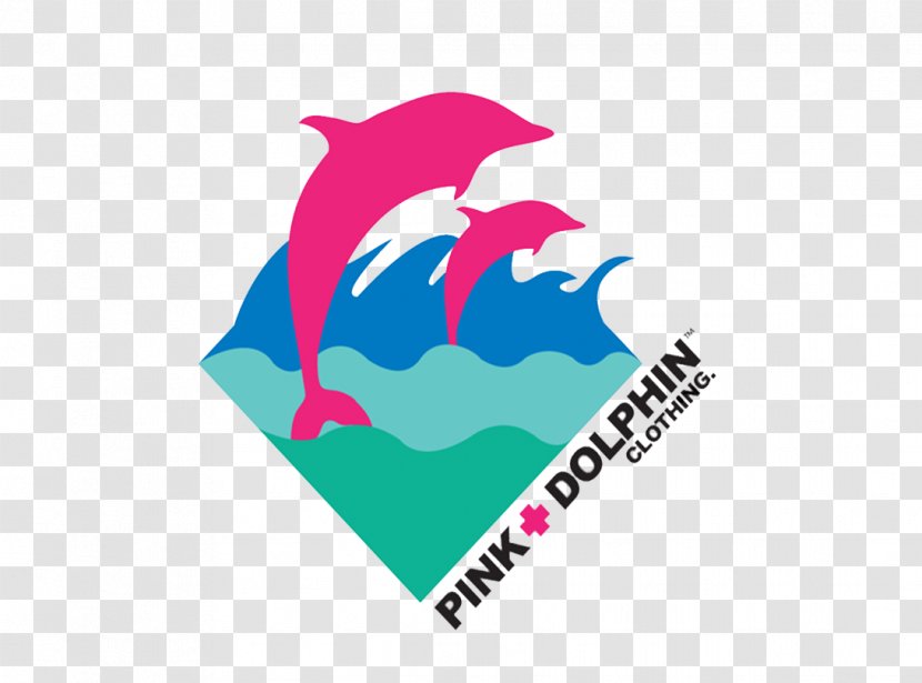 Logo Pink+Dolphin Clothing T-shirt Amazon River Dolphin - Pinkdolphin - Pink Fonts Transparent PNG