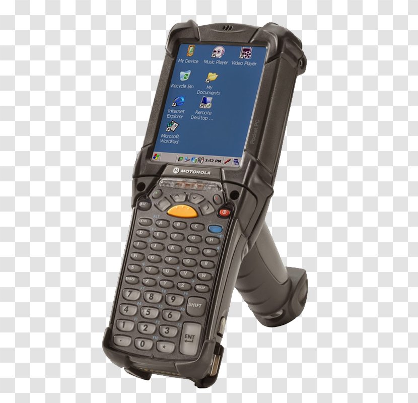 Mobile Computing Motorola MC9200 MC92N0-GA0SXEYA5WR Handheld Devices Rugged Computer - Telephony Transparent PNG