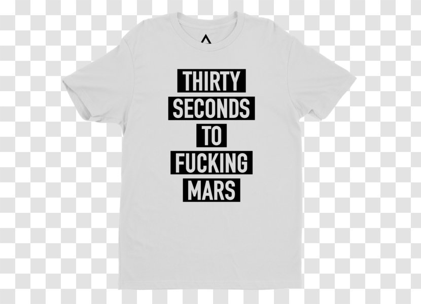 T-shirt Thirty Seconds To Mars Sleeve Clothing - T Shirt Transparent PNG
