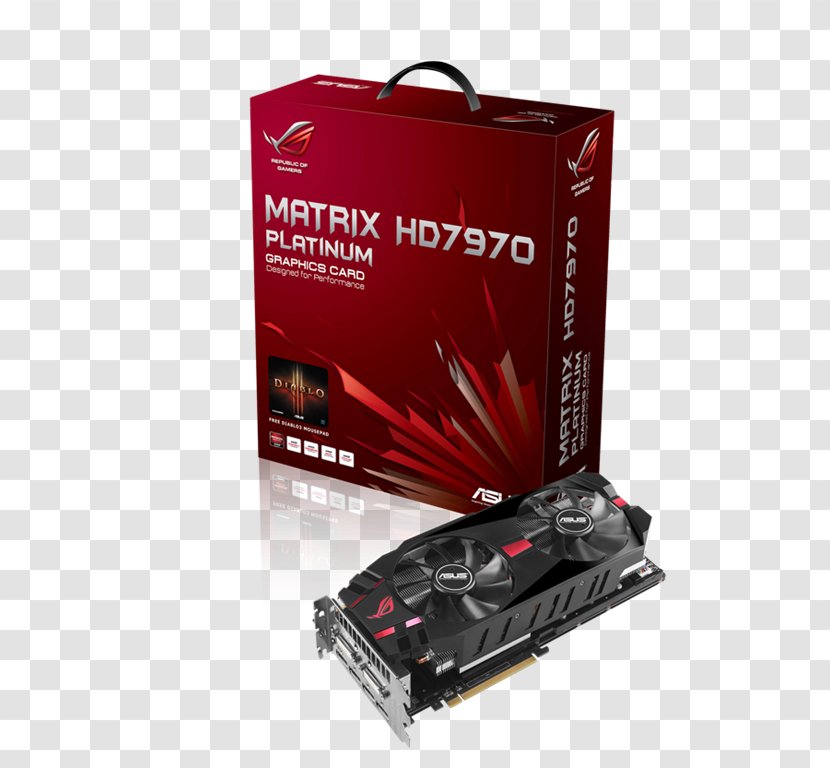 Graphics Cards & Video Adapters Radeon ASUS Processing Unit PCI Express - Overclocking - Latter Pad Transparent PNG