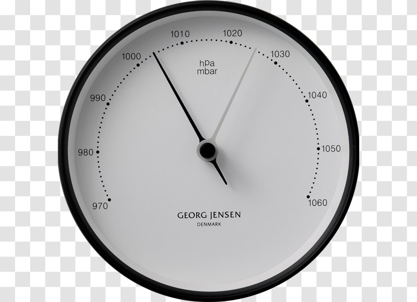 Denmark Clock Designer Danish Design - Measuring Instrument - Barometer HD Transparent PNG