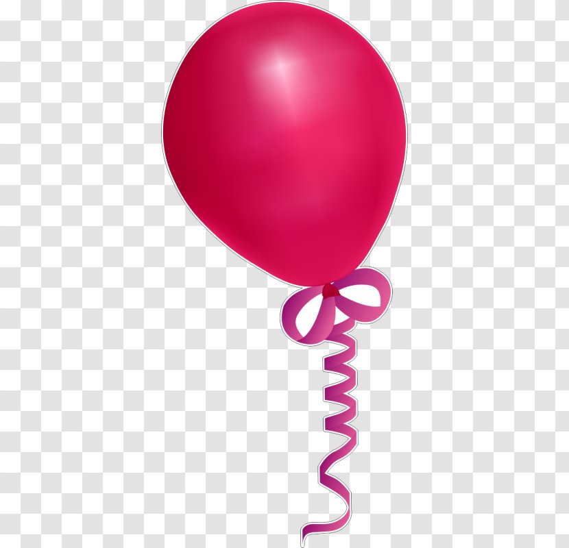 Balloon Pink M Heart Transparent PNG