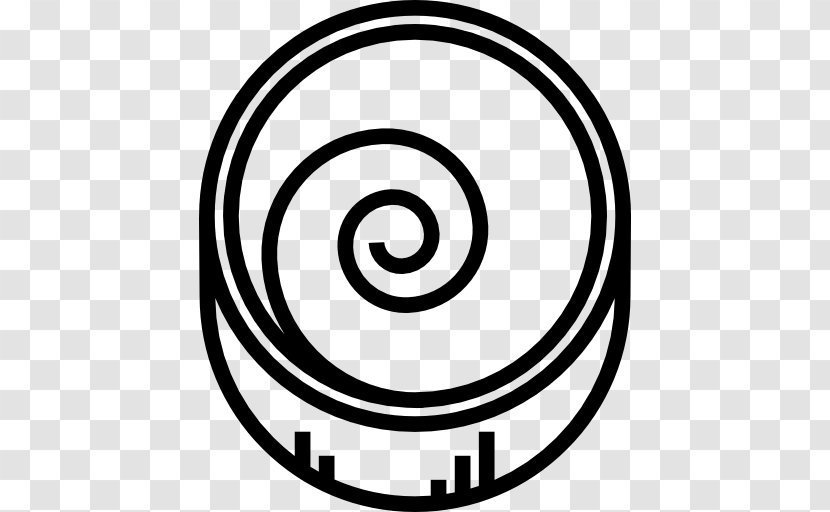 Circle White Brand Clip Art - Spiral - Cinnamon Bun Transparent PNG