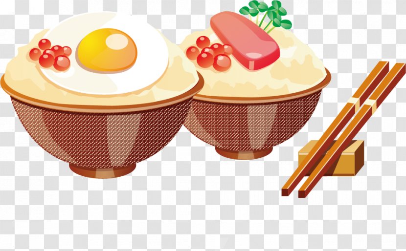 Japanese Cuisine Rice Bowl Clip Art - Ice Cream Cone Transparent PNG