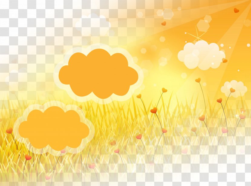 Gold Illustration - Yellow - Golden Wheat Field Transparent PNG