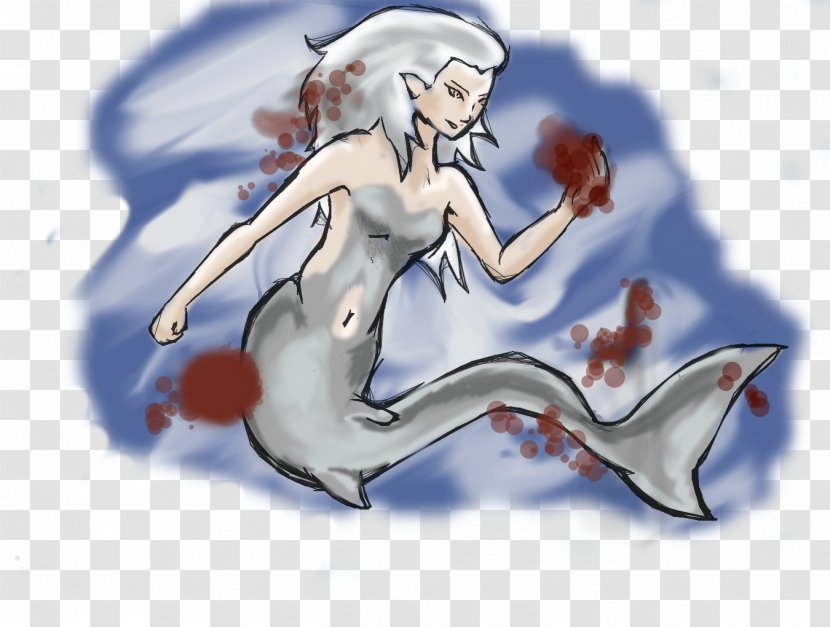 Mermaid Cartoon Legendary Creature Organism - Joint - Shark TAIL Transparent PNG
