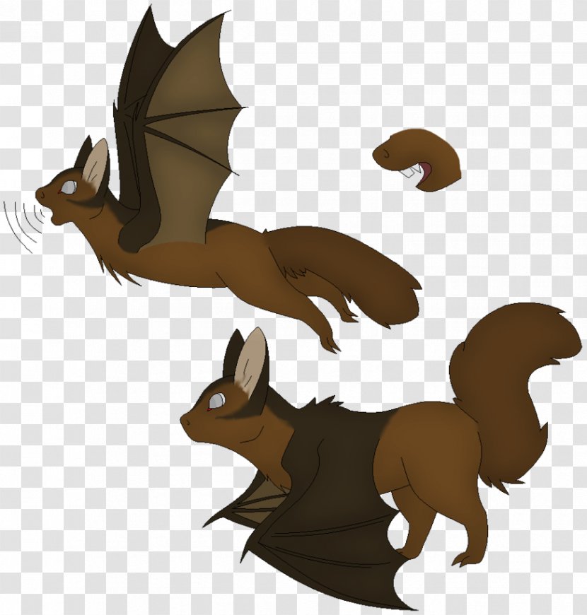 Canidae Horse Clip Art Mammal Dog - Cute Bat Species Transparent PNG