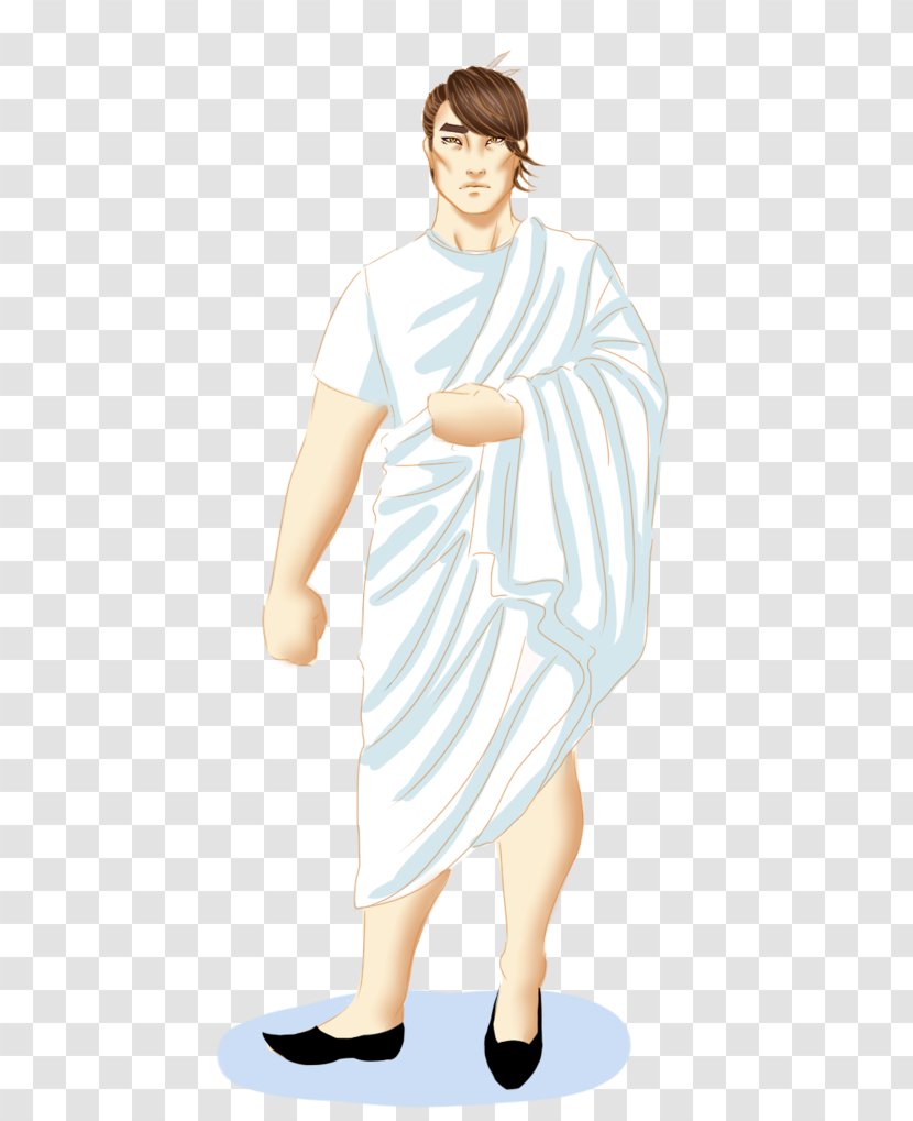 Toga Viril Ancient Rome Roman Sculpture Clothing - Arm - Bedsheet Transparent PNG