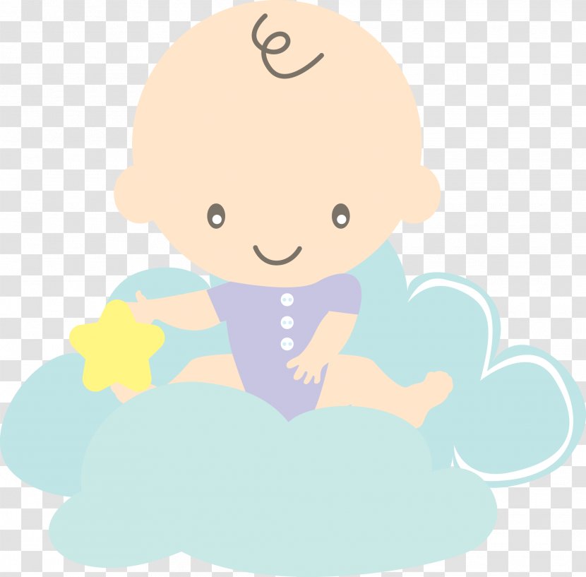 Diaper Infant Clip Art Child Boy - Cartoon - Bebe Nuvem Transparent PNG