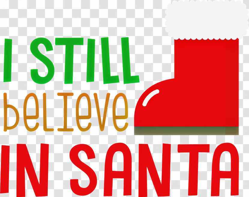 Believe In Santa Santa Christmas Transparent PNG