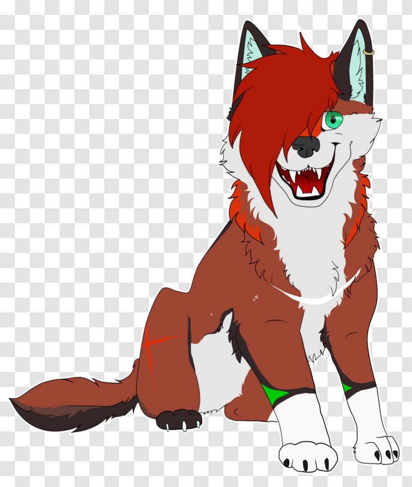 Red Fox Dog Cat Clip Art Illustration - Like Mammal Transparent PNG