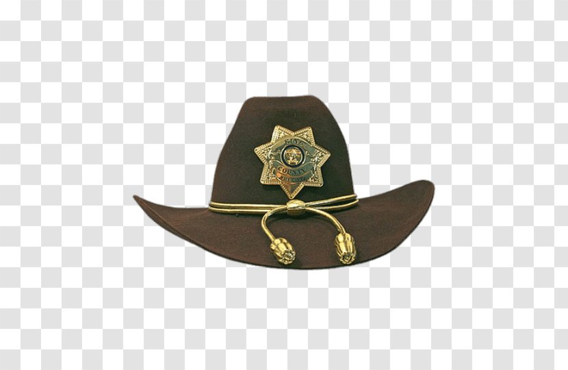 Hat Police Officer Sombrero Badge - Cowboy Transparent PNG
