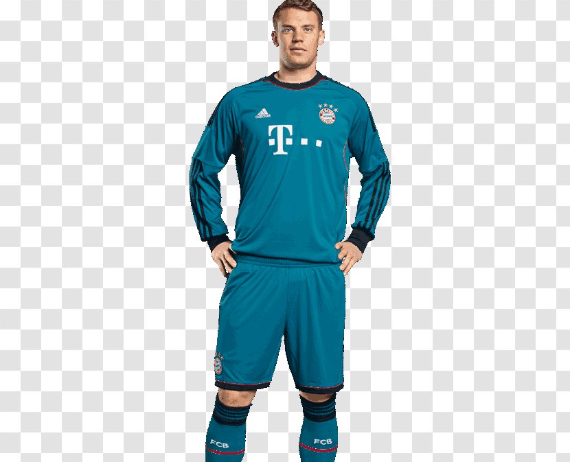 Manuel Neuer FC Bayern Munich UEFA Champions League Goalkeeper Jersey - Football Transparent PNG
