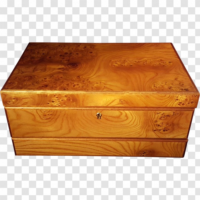 Casket Box Wood Stain Rectangle - Varnish - Jewelry Transparent PNG