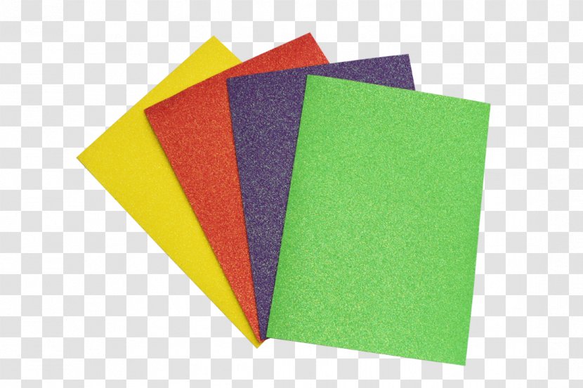 Construction Paper Triangle - Yellow - Crepe Transparent PNG