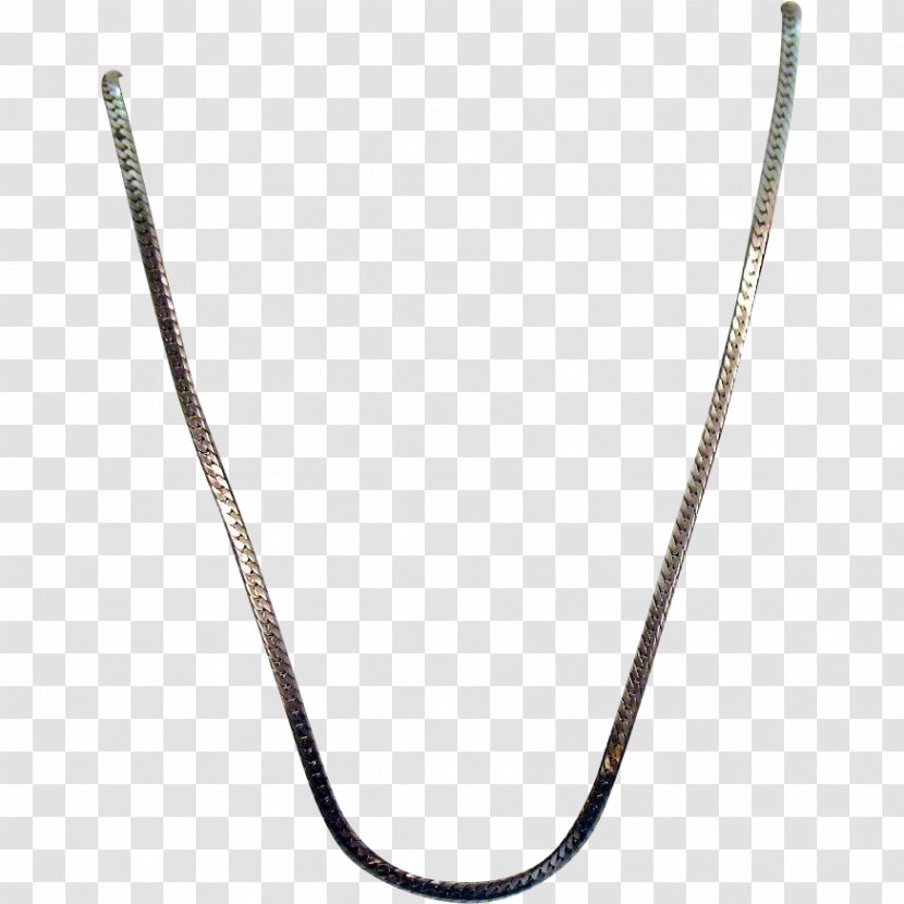 Necklace Silver Chain Body Jewellery Transparent PNG