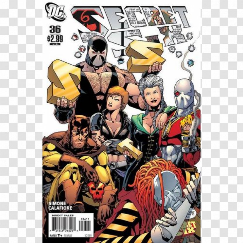 Secret Six - Bane - Villains United Lex Luthor DeadshotDc Comics Transparent PNG