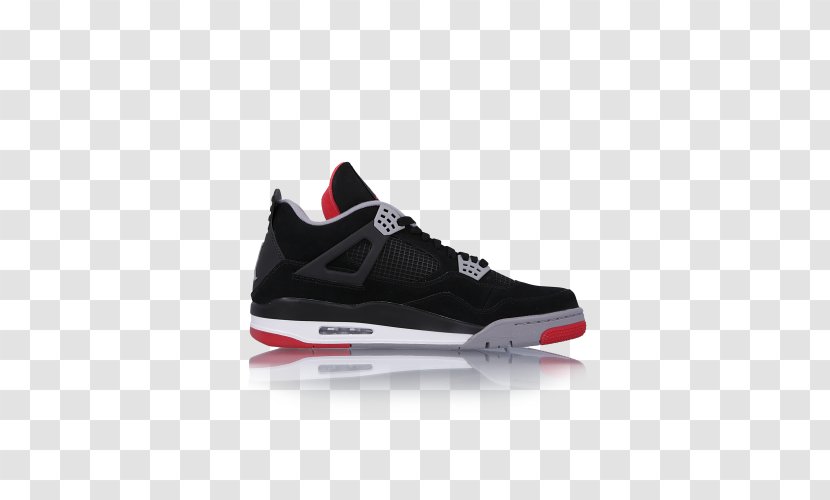 Sports Shoes Air Jordan 4 Retro Black // Cement Grey 308497 089 Basketball Shoe - Brand - Bred 30 Transparent PNG