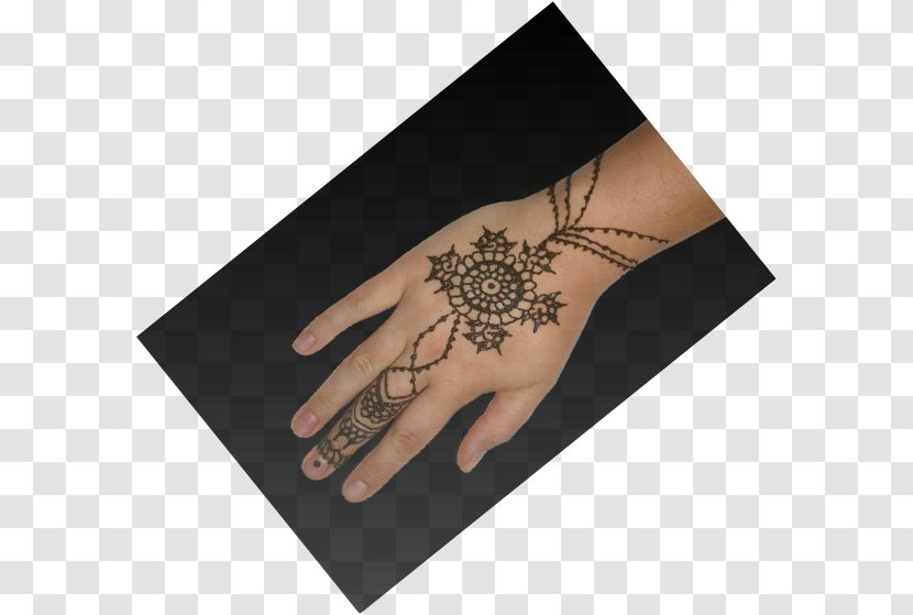 Henna Mehndi Hand Abziehtattoo Finger - Bride Transparent PNG