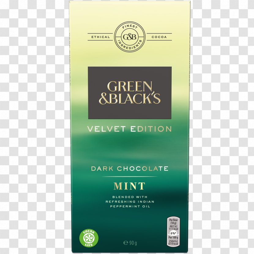 Green & Black's Chocolate Bar Food Ocado Dark Transparent PNG