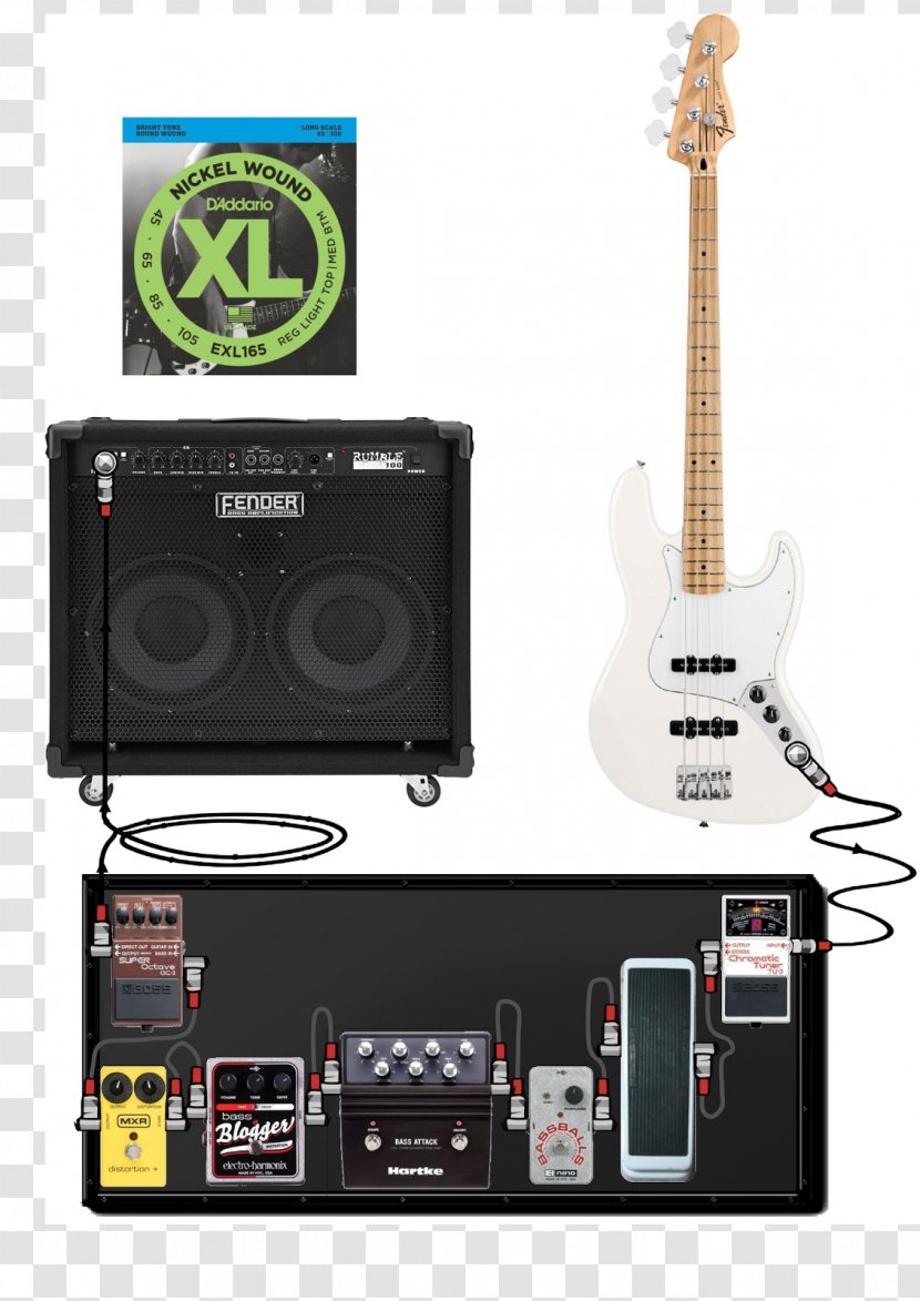 Bass Guitar D'Addario String Electronic Musical Instruments - Frame Transparent PNG
