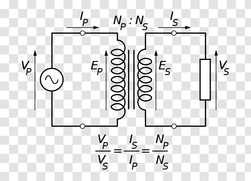 Transformer Equivalent Circuit Electrical Network Electronic Wiring Diagram - Tree - Power Transparent PNG