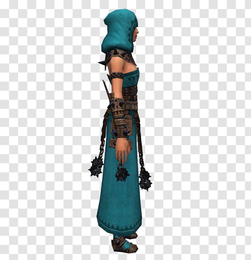 Dervish Obsidian Guild Wars Costume Turquoise - Wiki Transparent PNG