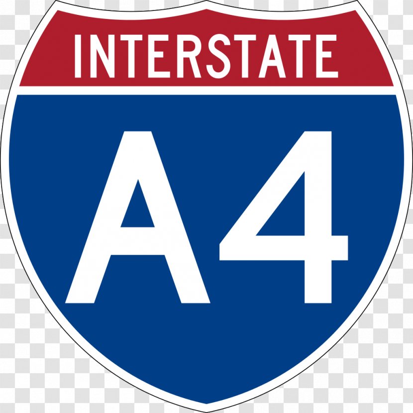 Interstate 84 70 40 90 86 - Number - A4 Transparent PNG