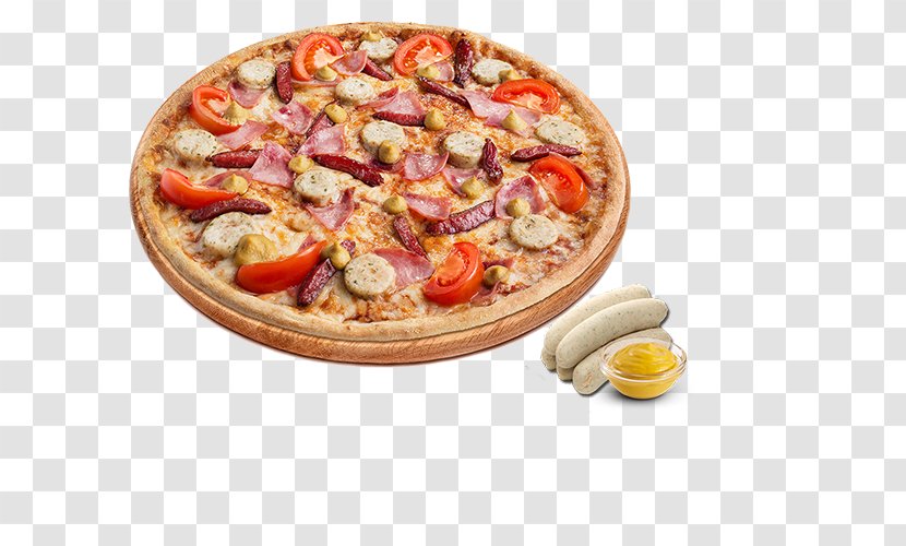 Pizza Salami Vegetarian Cuisine Italian Delivery - Parmigianoreggiano Transparent PNG
