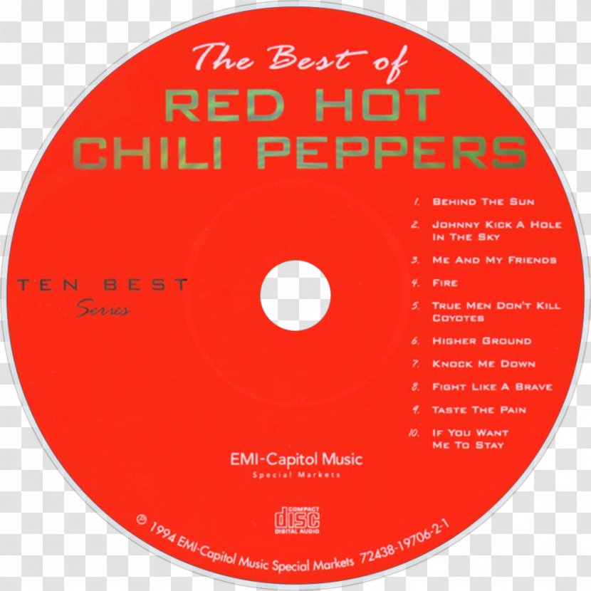 Compact Disc The Best Of Red Hot Chili Peppers Great Sabatini - Heart - Chilli Transparent PNG
