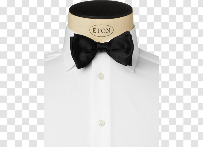 Bow Tie Necktie Tuxedo Black Satin - Barathea Transparent PNG