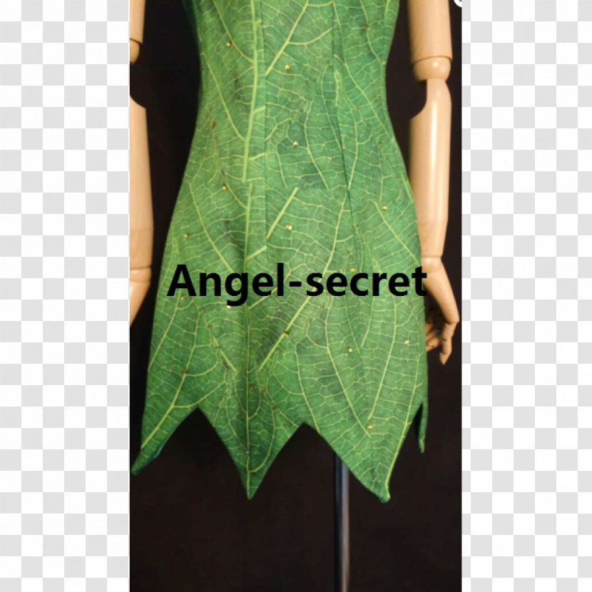 Tinker Bell Textile Leaf Flannel Costume - Vegetable - Watercolor Transparent PNG