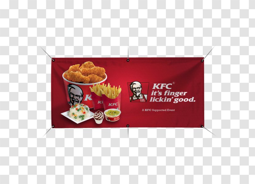 KFC Fast Food Advertising Gravycart - Delivery - Vinyl Poster Transparent PNG