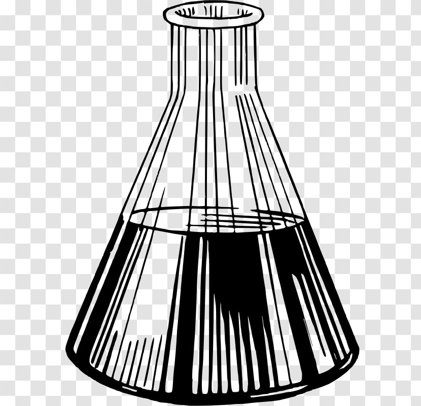 Laboratory Flasks Chemistry Clip Art - Wikimedia Commons - Flask Transparent PNG